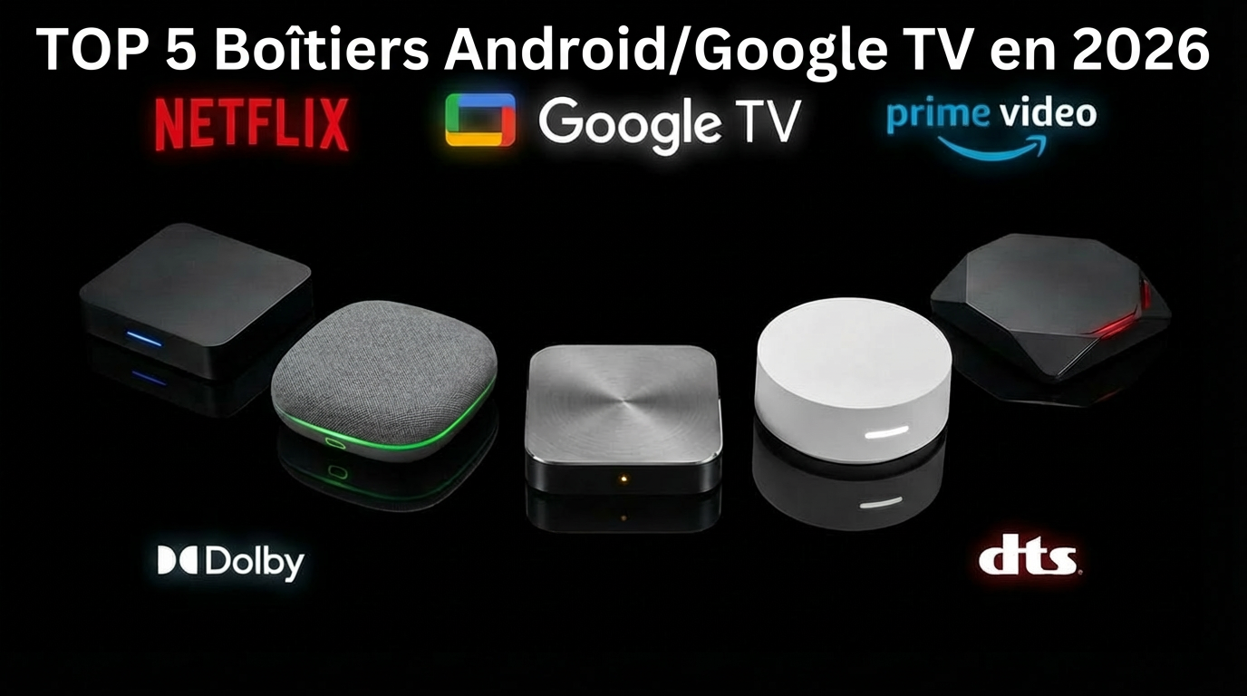 meilleur boîtier android google TV en 2026